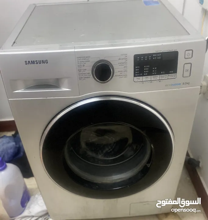 Samsung washing Machine Front loading.  Incase of less water flow it indicates 2 errors.LC& 4C