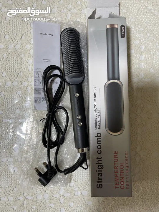 تمليس الشعر  Straight comb hair straightener