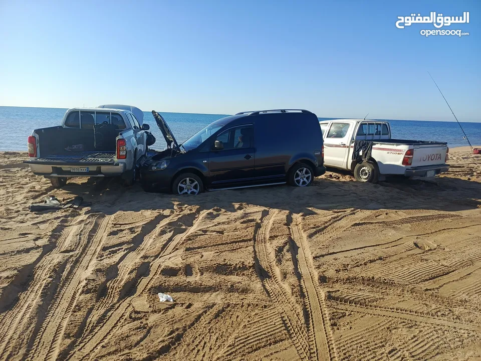 جولف كادي مميز جدا شصي قصير ماتور 1600  بحالة ممتازة مرخص سنه