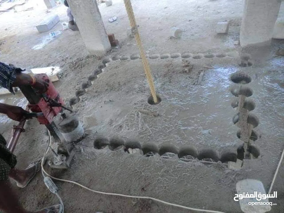 concrete core cutting service slab beam