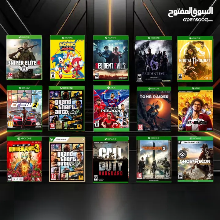 Xbox series x & one x/s Game Cd’s أقراص ألعاب إكس بوكس