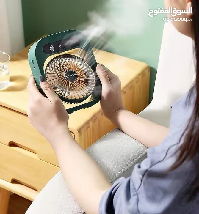 مع الحرّ... اجا وقتها مع هالشوب! مروحة مكتب USB من ساين كلوبس صغيرة الحجم، قوية الأداء وبتبردك