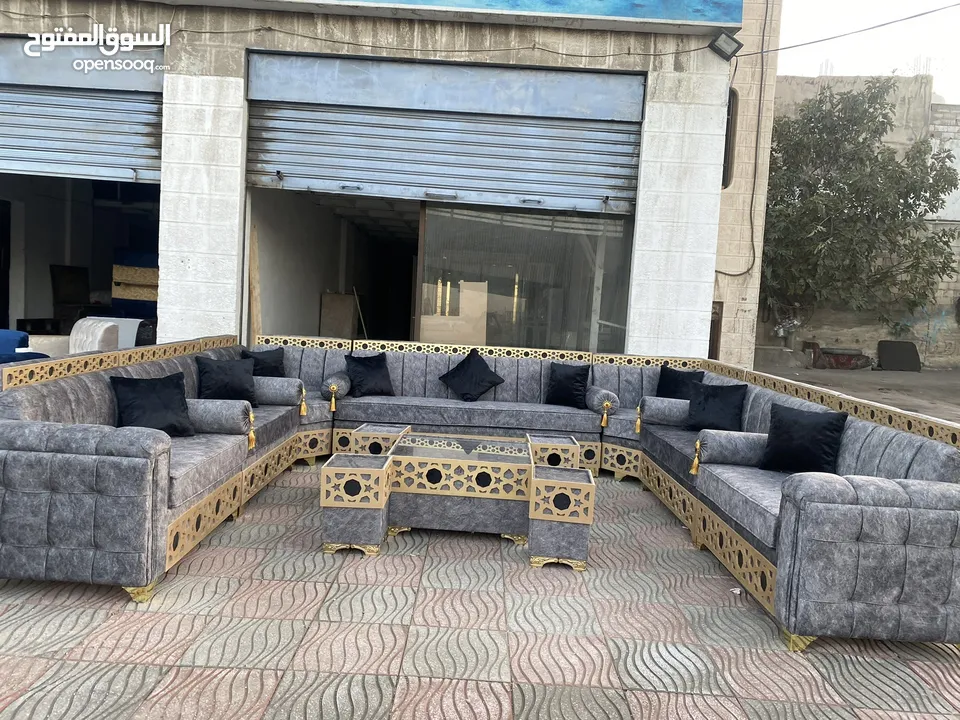 أقوا العررروض على جلسات الخليجية 14 مقعد مع طقم طربيزاط ومراكي كامل حفر تاج واجها