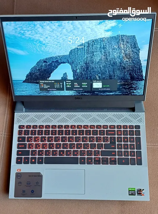 Dell NEW G15 AMD Ryzen 7 5800H.. 20MB Cashe.. 8-Core up to 4.4GHz Max Turbo..