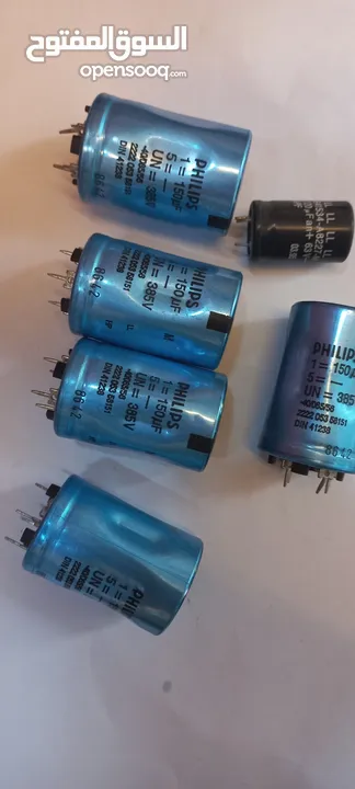 capacitors  مكثفات  كيماوية للأجهزة الكترونية