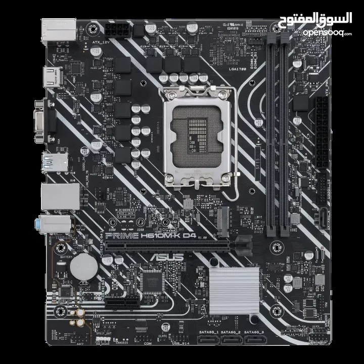 مذربورد h610m-k d4 نظيفه جدا لا يوجد فيها خدش ليست معها كرتونه السعر 55 الرجاء عدم الاتصال على الرقم
