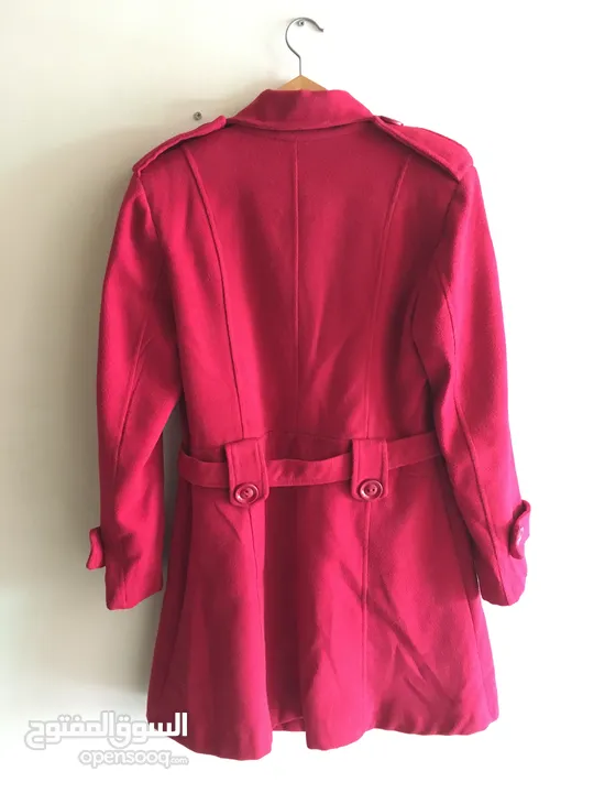 Red Elegant Winter Coat For Women