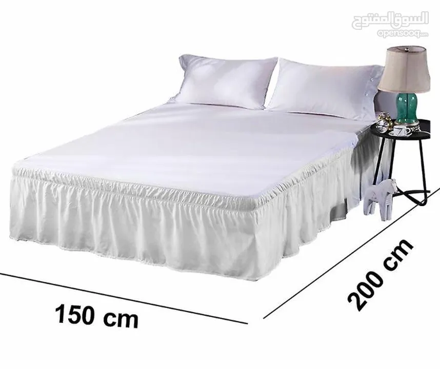 Queen size 150/200cms white IKEA BED  with matteress