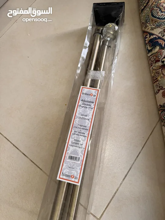 Rod for curtain metal