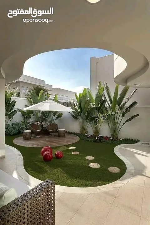 مزارع  حدائق وبستنة والإشراف على النبات