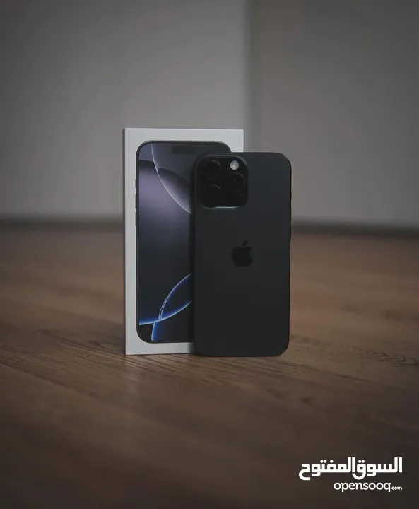 Black titanium iphone 16 ProMax 256 GB closed box unused new