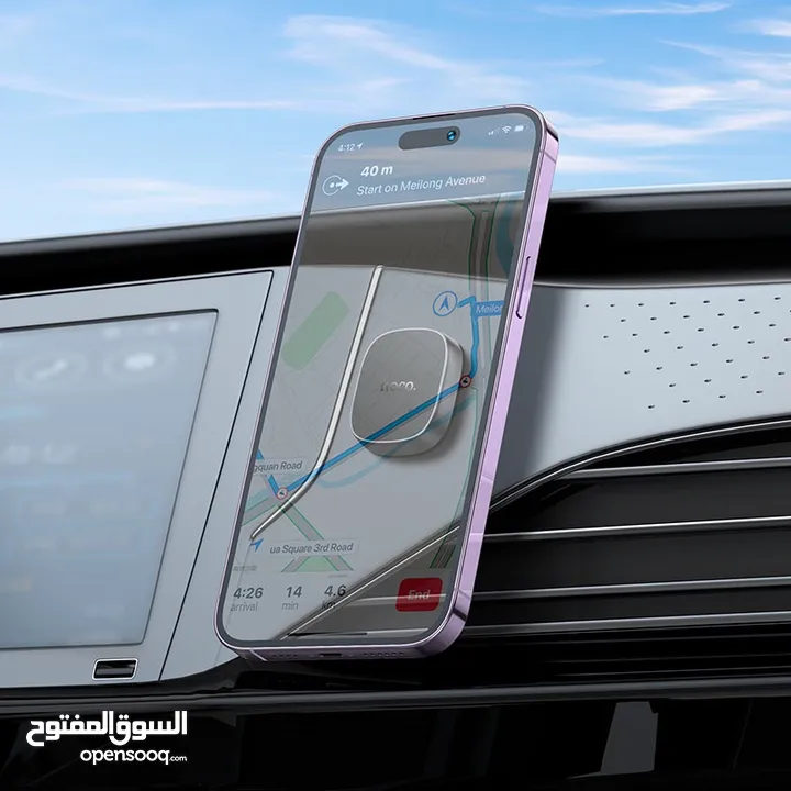 Hoco H52 Car Holder حامل الهاتف للسيارة  يتركب على تابلو السيارة مغناطيس قوي جدا جدا ( ليما موبايل )