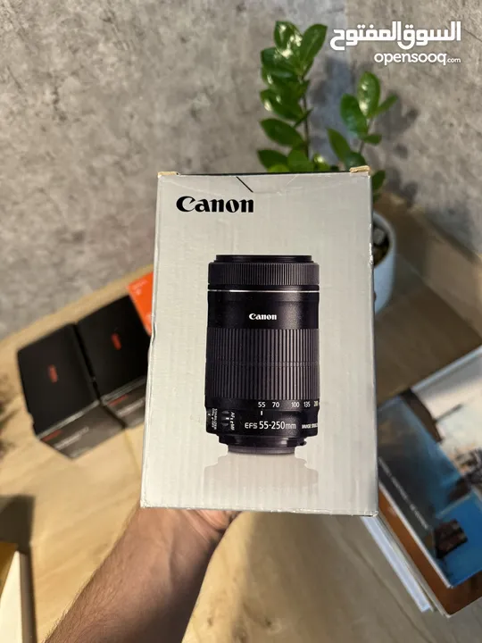 عدسة55-250 جديدة للبيع Canon