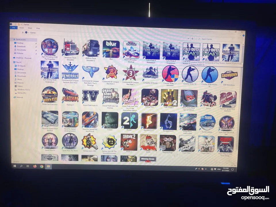 محل pc قيمنق  10 اجهزة مواصفات قووووية كاااامل مكمل بسعرررررر حرق قابل للتفاوض