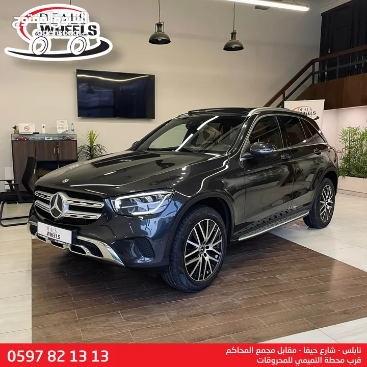 مرسيدس GLC300e Avantgarde بنزين وكهرباء موديل 2020 غير منمر