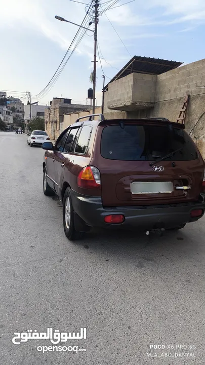 جب هونداي سنتافيه دفع رباعي 6+1 اتمات 2000 تيربو ديزل