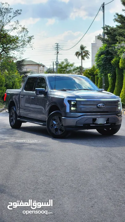 f150 lightning 2022 lariat fully loaded فحص كامل