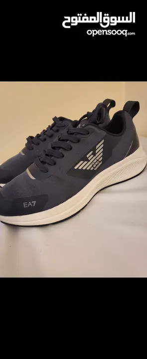 EA7 EMPORIO ARMANI NAVY BLUE SILVER SNEAKERS 40