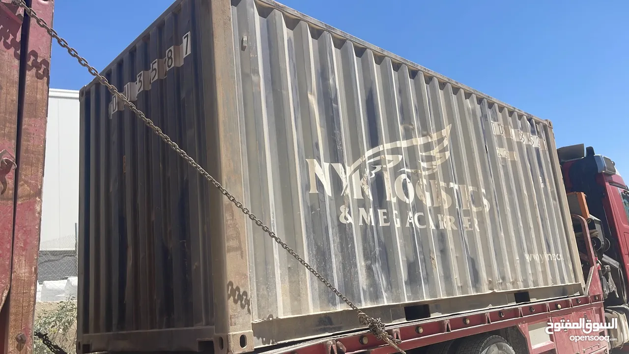 حاويات(‏container)20 +40 قدم للبيع مجمرك  وغير مجمرك و عالي وستاندر وحاويات مبردة ******************