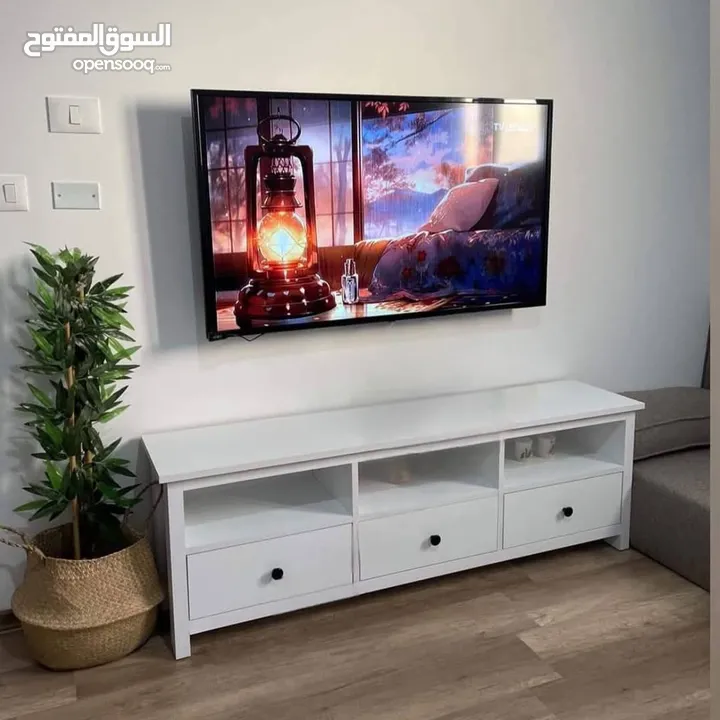 طاولات تلفزيون ايكيا صناعة محالية بجودة عالية + طاولات تلفزيون مميزة