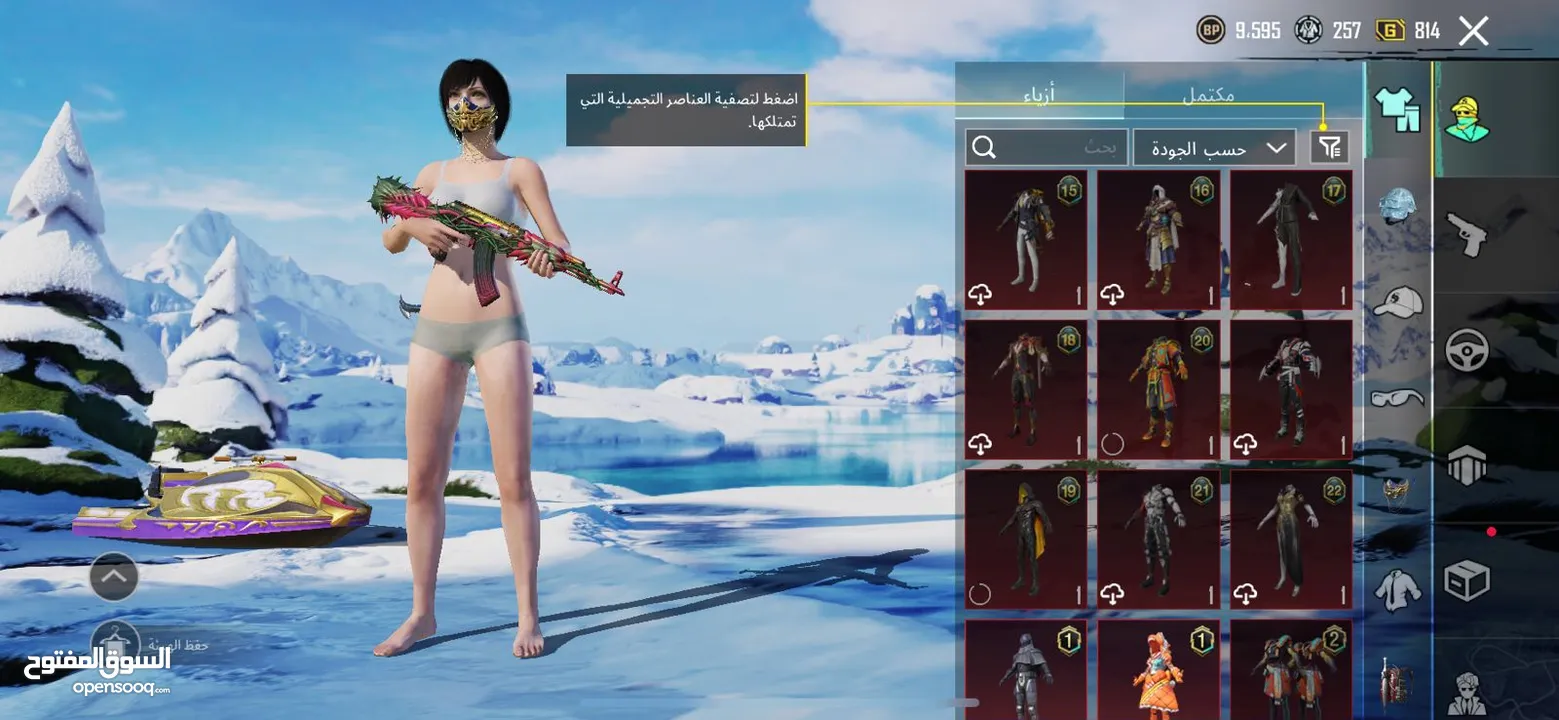 حساب ببجي موبايل