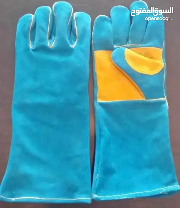 hand safety leather gloves