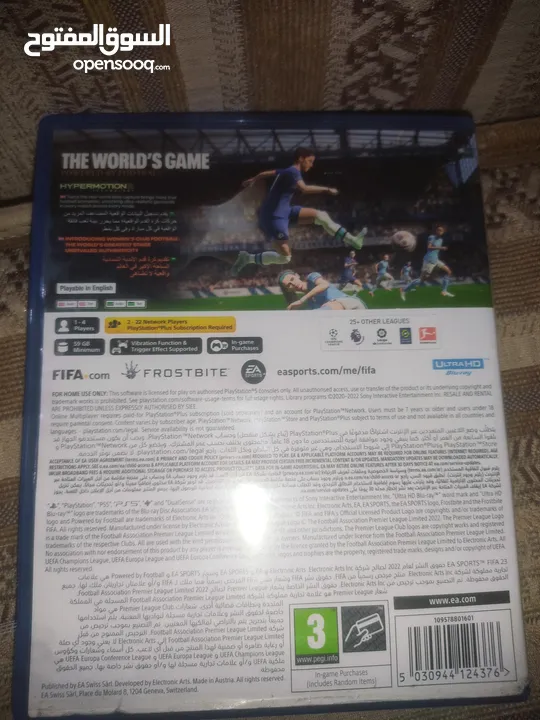 قرص العاب (سي دي) فيفا 2023 جديد غير مستخدم بلايستيشن 5 عربي و انجليزي Arabic and English