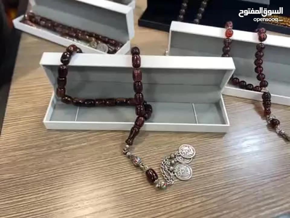 سبح احجار فاتوران كهرمان سندلس