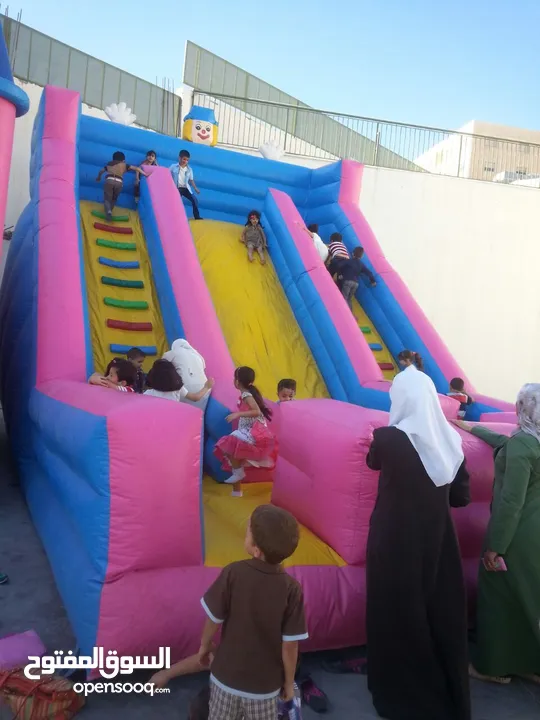 نطاطات هوائية للإيجار بعدة أحجام