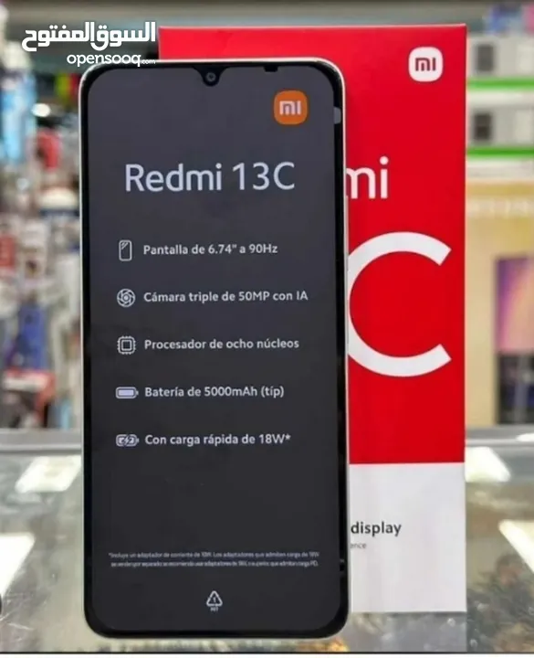 Xiaomi redmi 13C  1 year warranty with box and charger