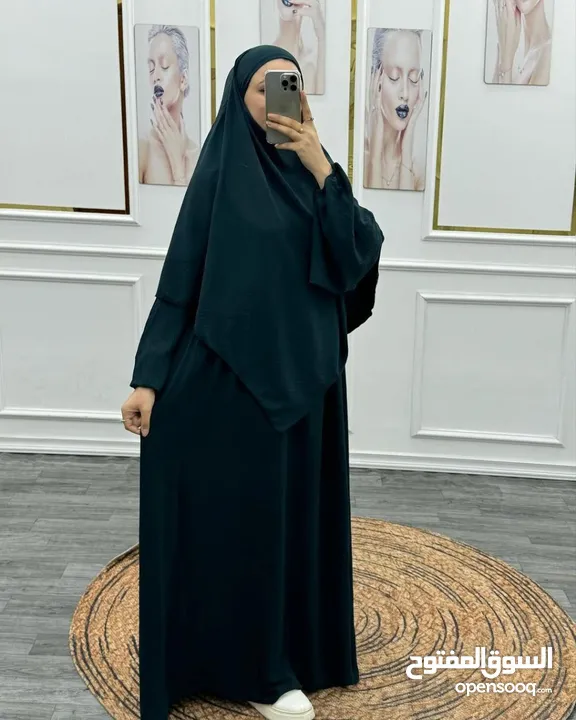 الأسدال الشرعي  والعباه مع حجابهامن عنا!"  خامة ممتازة أفضل خامة وجودة بالسوق وبسعر ولا احلا