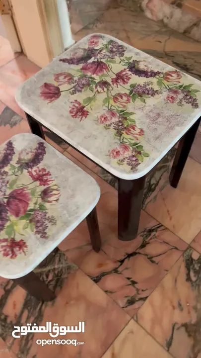 طاولات قهوة جانبية hand made coffee table