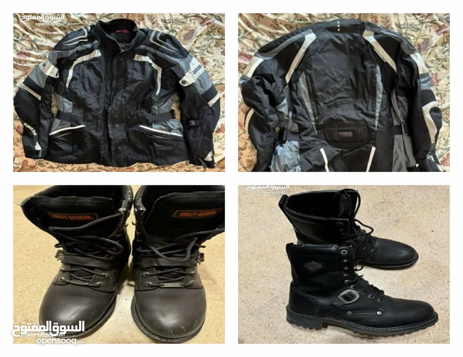 Harley Shoes and IXS Jacket