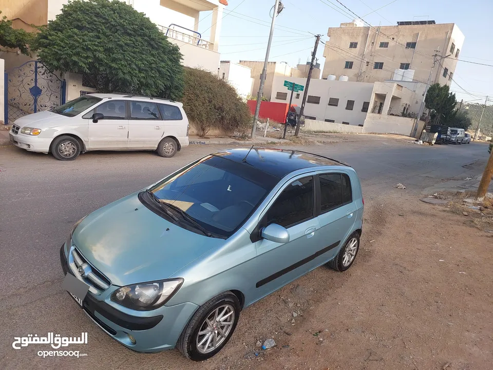 هيونداي جيتز 2006 Hyundai Getz ماتور (((((1600))))) سي سي جير عادي  فحص 2 قصعات امامي و 2 جيد خلفي