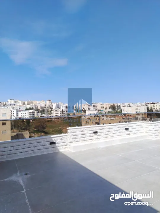 شقة فاخرة للبيع في خلدا - قرب إشارة الدر المنثور طابق ثالث مع روف دوبلكس 190م لم تسكن