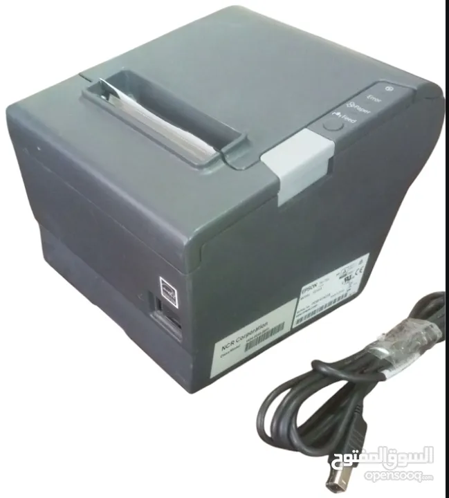 طابعة فواتير Epson TM-T88V Receipt Printer - PoweredPlus USB P/N:C31CA85A6591.