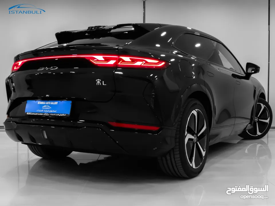 BYD Song-L 2023 Excellent 662Km 313hp سبويلر متحرك - فحص كامل - 4,000كم - اسود