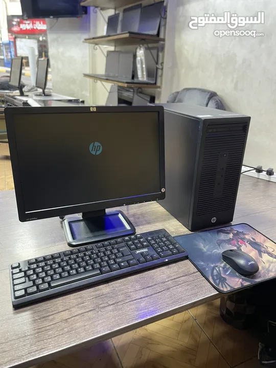 كمبيوتر HP جيل سادس رام 16 جيجا كامل مكمل من افضل الأجهز لمكتبك