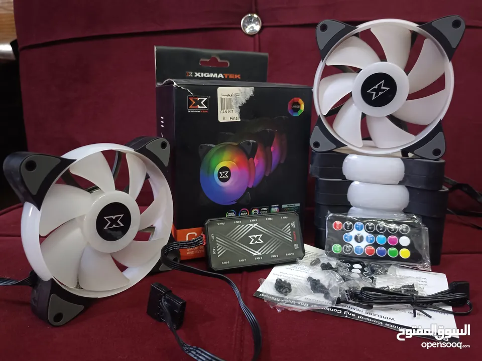 مراوح تبريد RGB استعمال خفيف