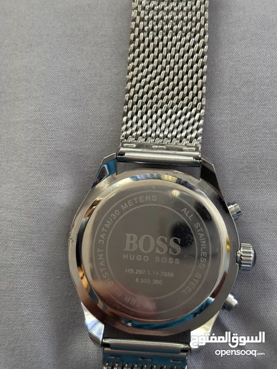 ساعة Boss جديدة كوبي 1/1 لون ازرق