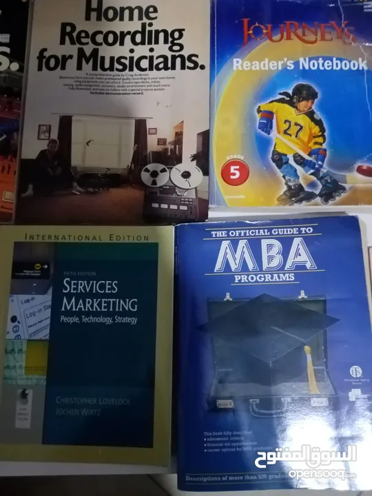 كتب وقصص انجليزي وعربي وتعليمي كميه كبيره اي كتاب بدينار