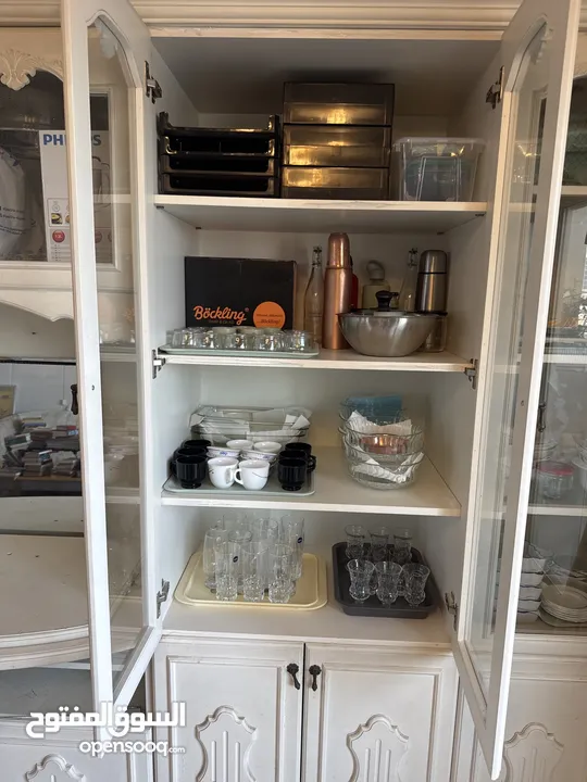 Elegant Wooden Display & Storage Cabinet - For Sale BHD 100 only