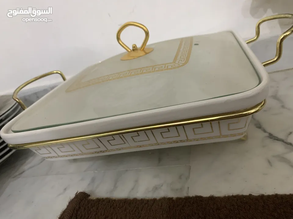 ادوات وقزاز فاخر تقديم طعام وانتيكا