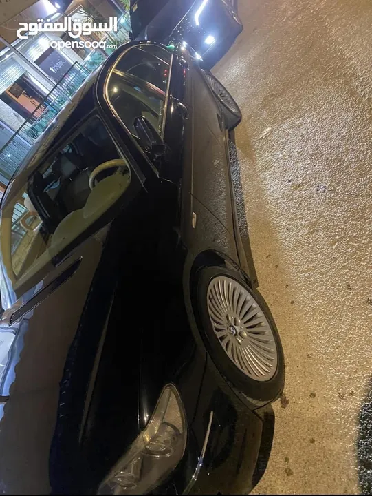 * BMW 730LI موديل 2008 لون اسود ، فرش لون بيج ، فل اضافات ، فتحة سقف، جنوط مغانيسيوم ، بلوتوث،