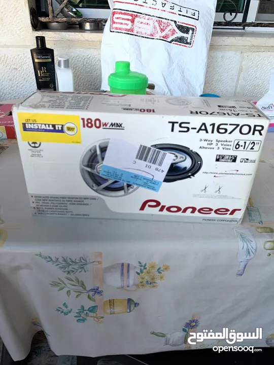 سماعات pioneer وسماعات  سوني 240 w XPlod