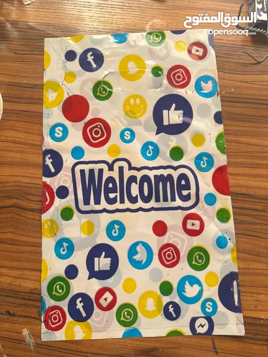 اكياس WELCOME بأشكال وتصاميم مميزة جدا