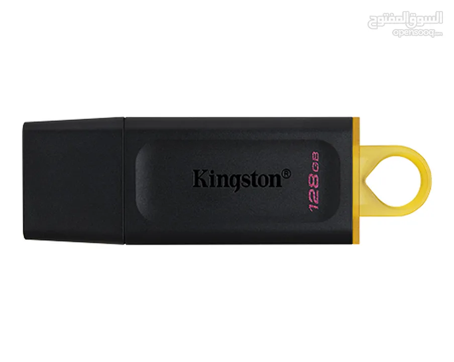 FLASH USB3.2 KINGSTON DATA TRAVELER 128GB فلاشة ميموري 128 جيجا  لتخزين معلوماتك بامان 
