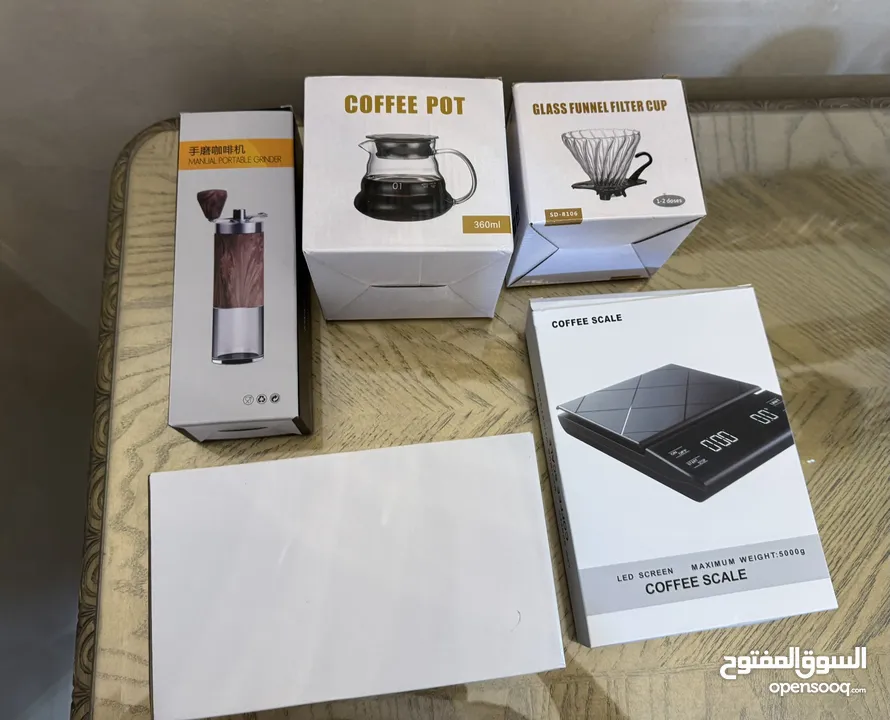 عدة تحضير قهوة v60 و كولد برو  V60 and cold brew coffee kit