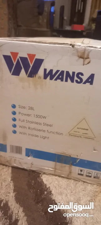 فرن ماركة wansa مع قلايه هوائيه من تيفال الاصلي