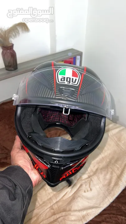 خوذه agv جديده ريس للبيع